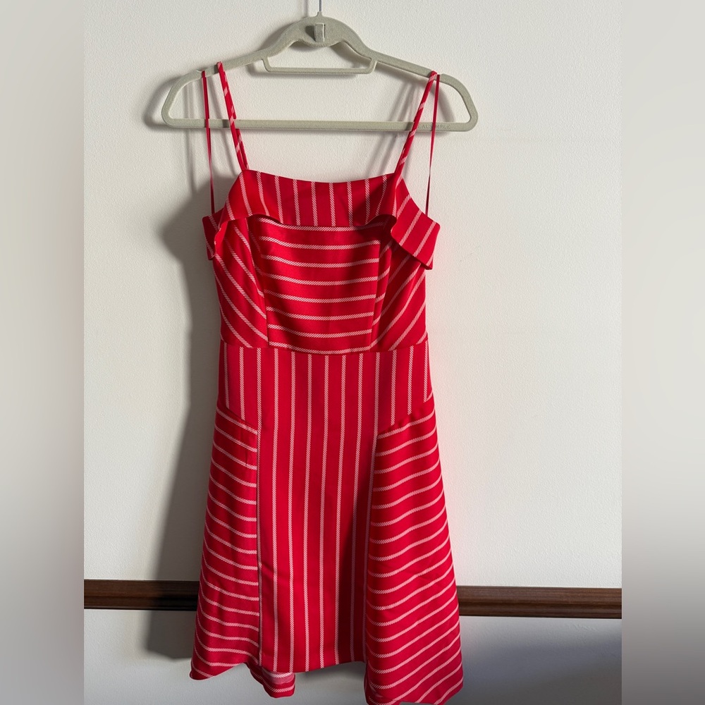 Banana Republic Red Satin Dress size 2P NWT